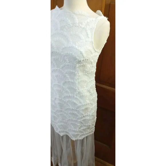 Asilio An English Summer DRESS Sz S Ivory Lace Tull New Revolve $265 - Picture 5 of 12